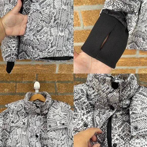 Varley Highland Puff Jacket Contrast Snake XS - Picture 11 of 16